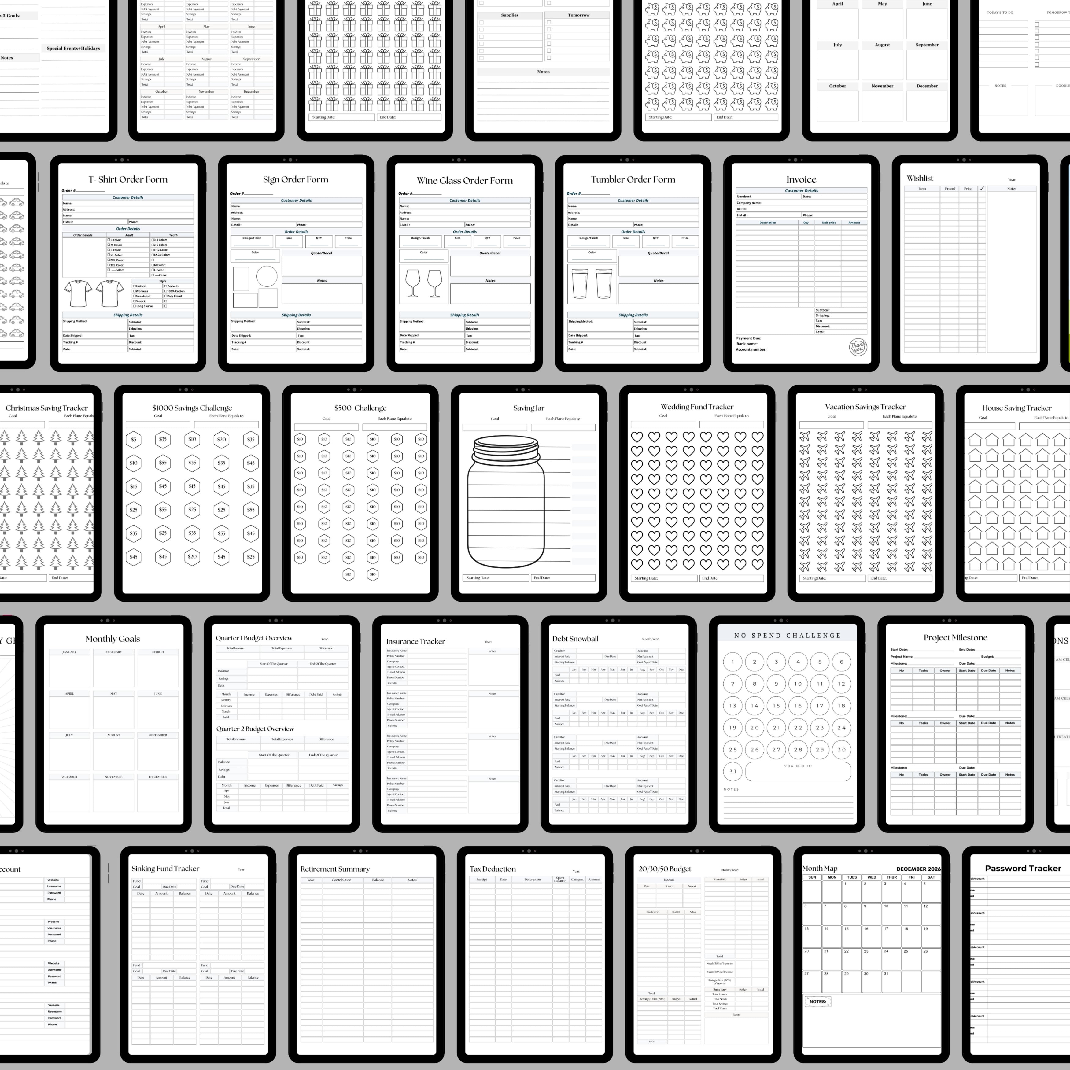 All In One Business Planner Bundle 2026