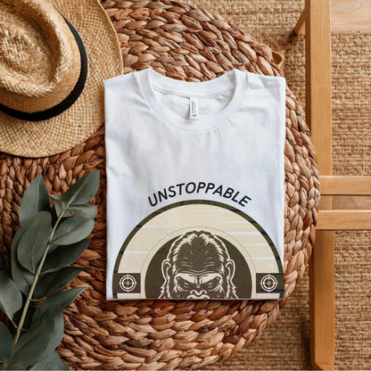 Unstoppable Rage Mode On - Gorilla Fitness Motivational Statement Artwork