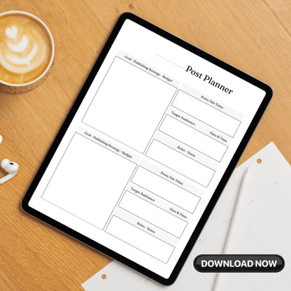 Post Publishing Planner