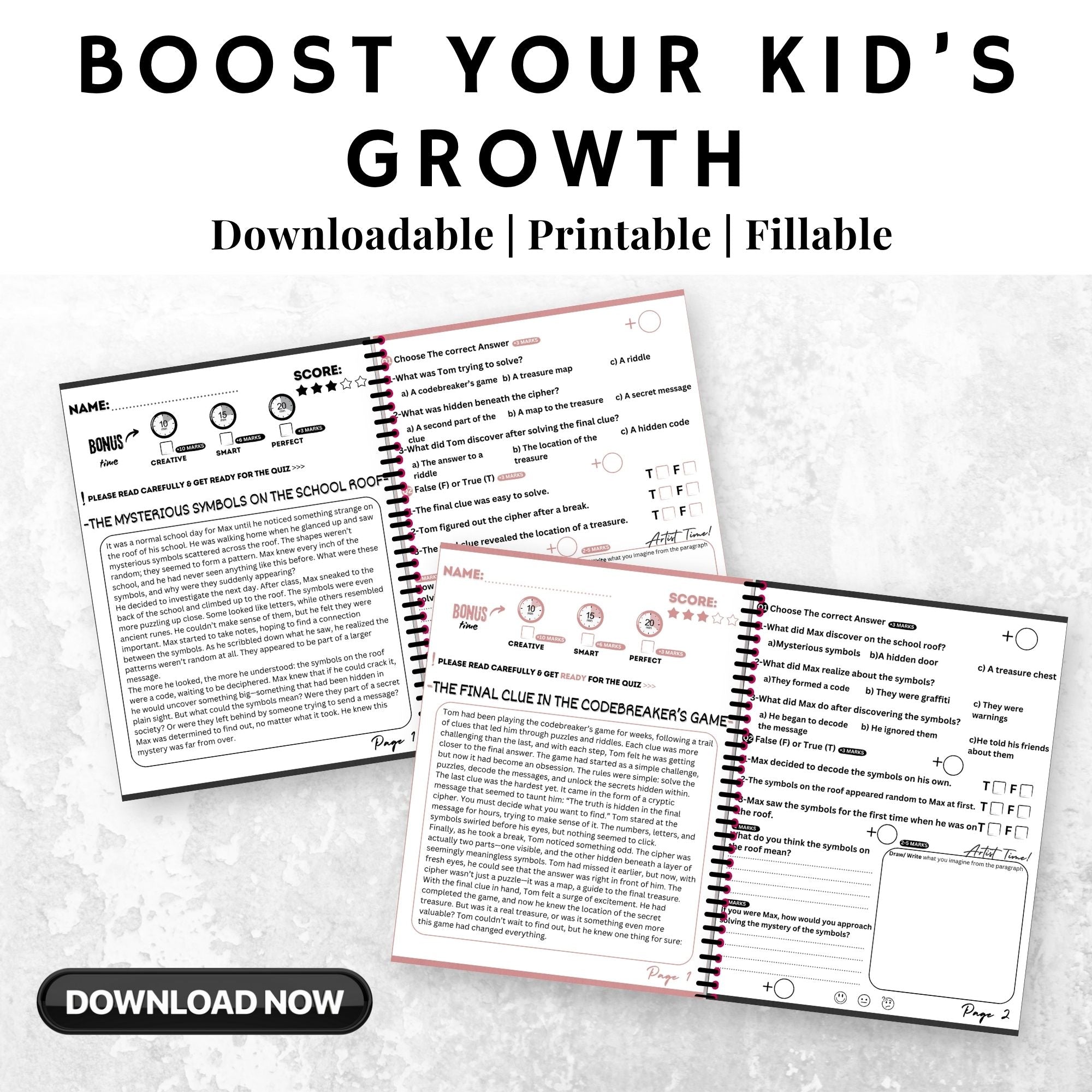 Codes Reading Stories