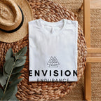 Envision Endurance - Geometric Mountain Minimalist Statement Artwork
