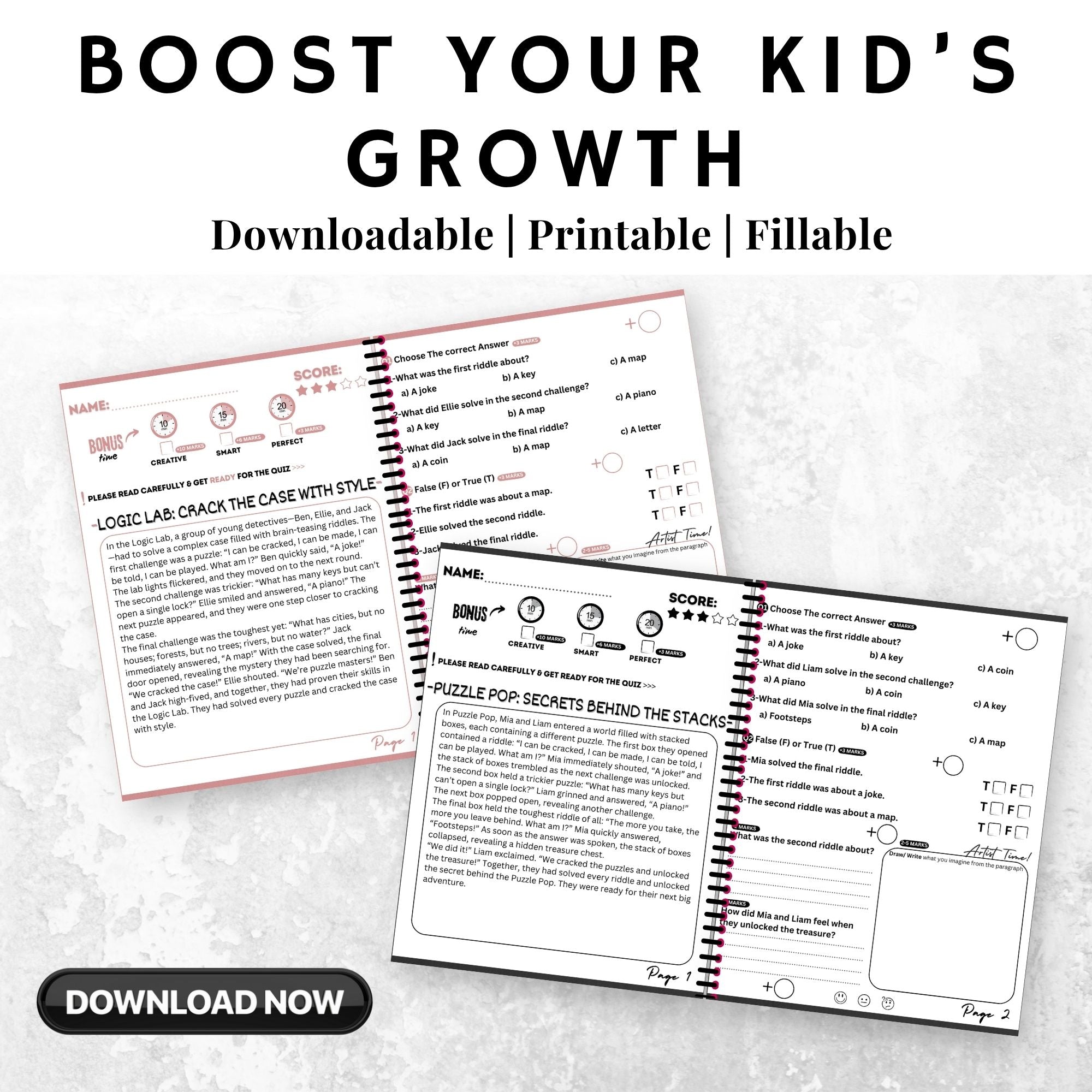 Puzzel Reading Stories