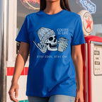 Coffee Is Life - Edgy Skull Beanie Caffeine Addict Humor Statement Artwork