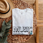 Music Royal Beats Timeless Vibes - Colorful Skull Statement Artwork