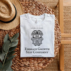 Explore Life School - Embrace Growth Stay Confident Sugar Skull Wisdom Statement Artwork