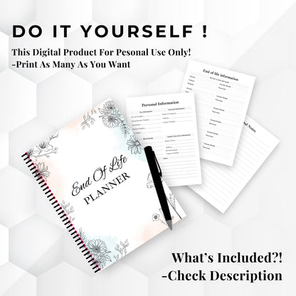 End Of Life Planner & Journal Bundle