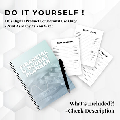 Financial & Budget Planner Bundle