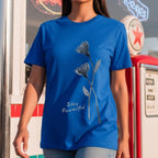 Stay Powerful - Elegant Floral Empowerment Botanical Strength Statement Artwork