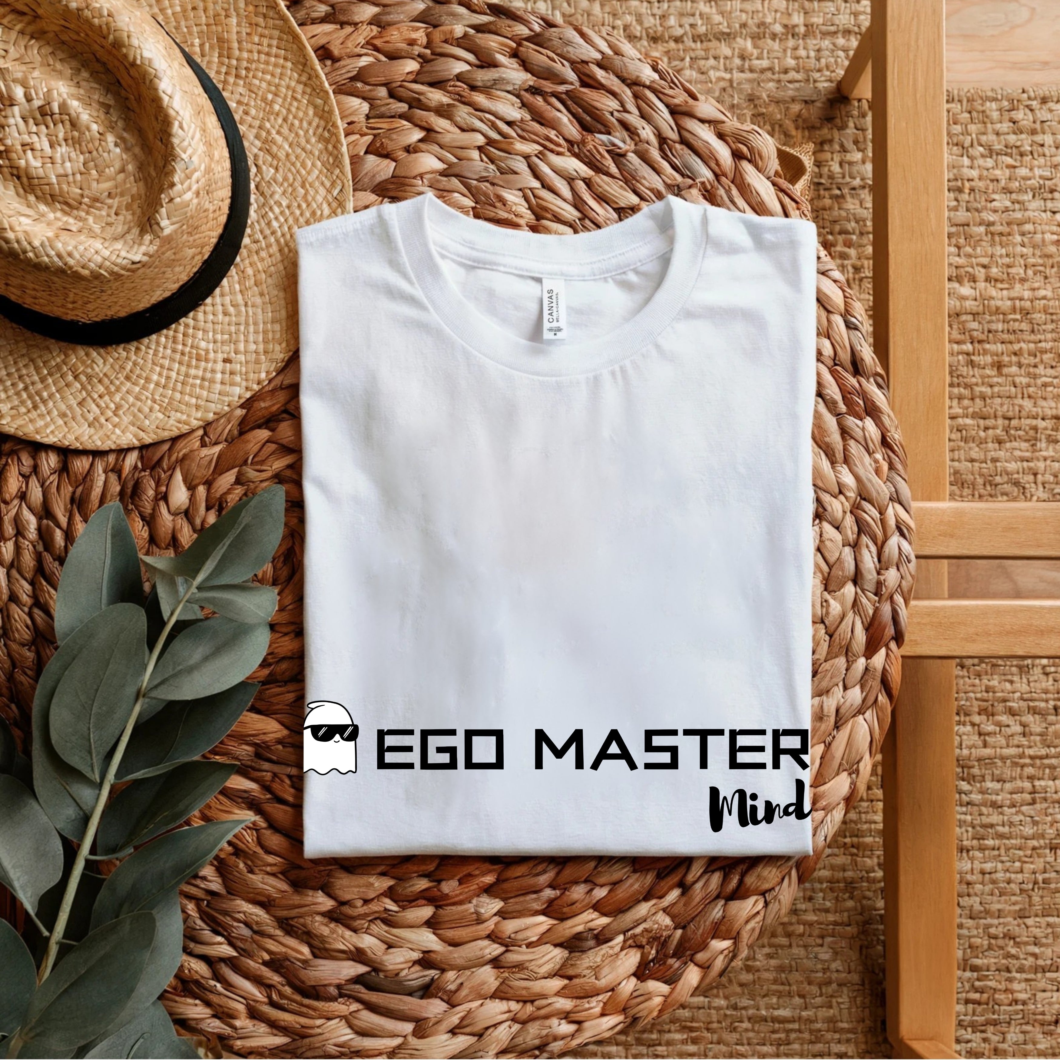 Ego Master Mind - Self-Awareness Minimalist Statement Artwork