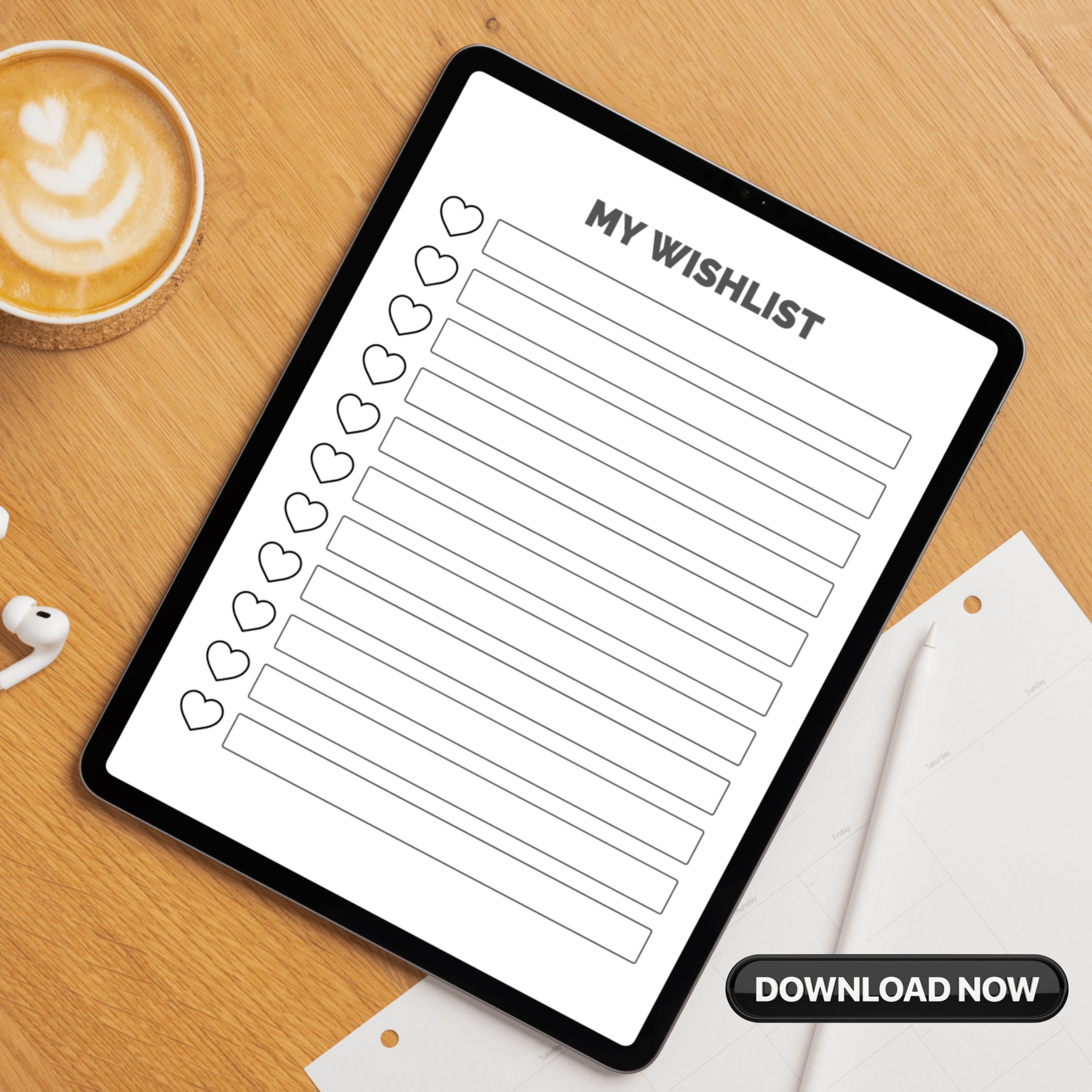 My Wishlist Personal Paper