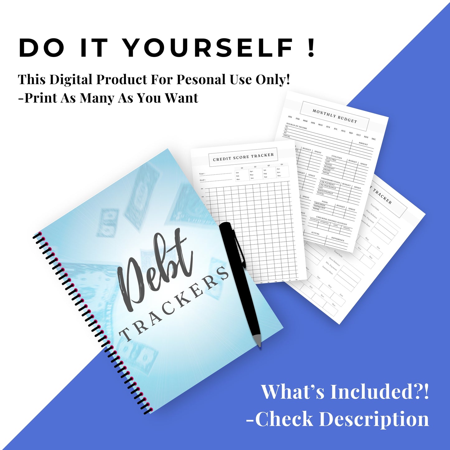 Debt & Credit Trackers Collection