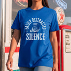 Easily Distracted Keep Silence - Snail Humor ADHD Introvert Statement Artwork