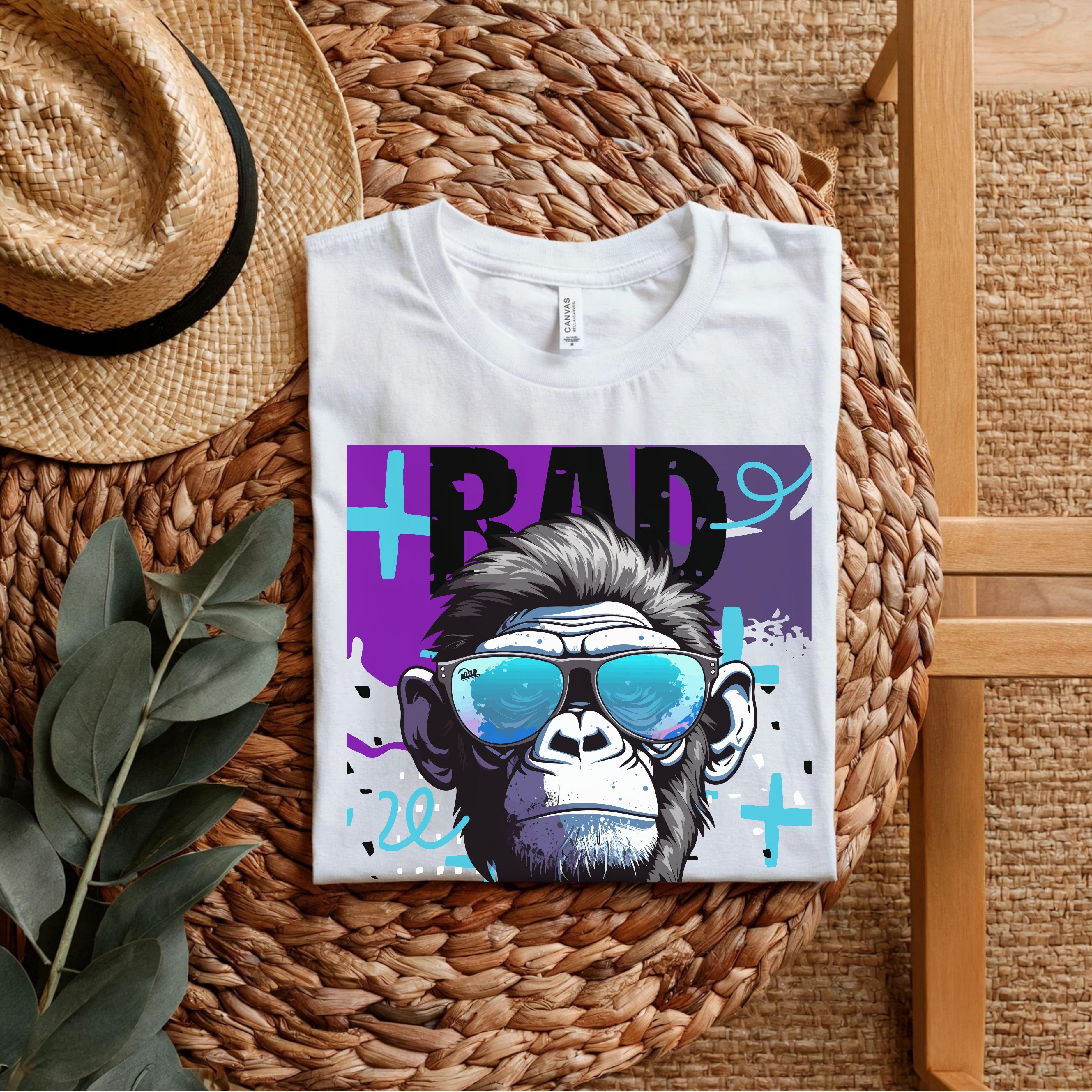 Bad As Boss - Graffiti Monkey Urban Street Statement Artwork