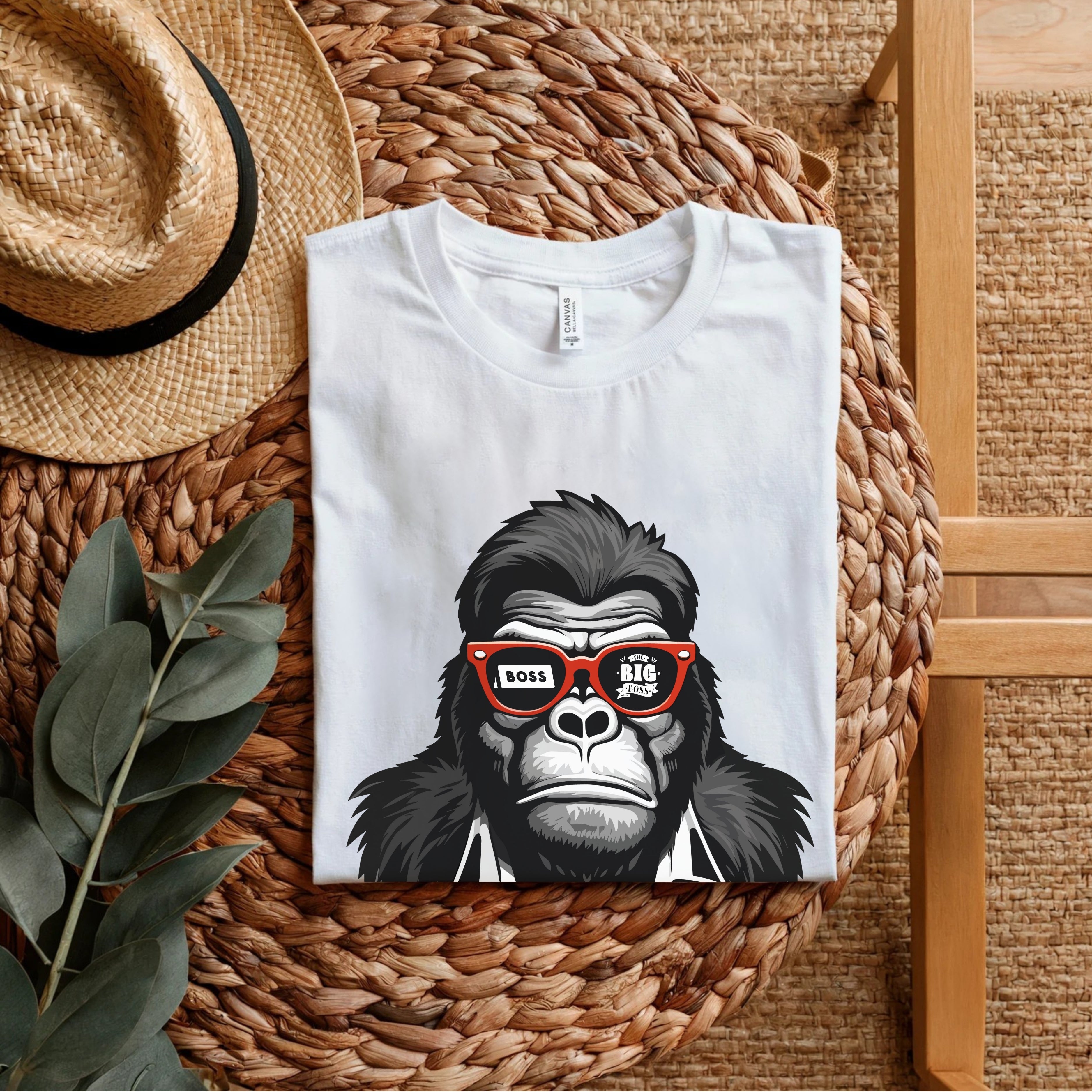 Ready Boss Big Boss - Cool Gorilla Sunglasses Statement Artwork