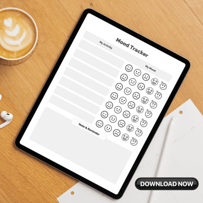 Mood Tacker Paper Sheet