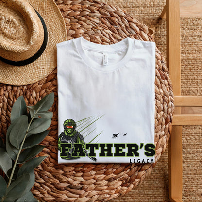 Father's Legacy - Military Tribute Statement Artwork
