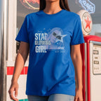 Star Glowing Girl Stars Reflect Her Strength - Y2K Pop Art Empowerment Statement Artwork