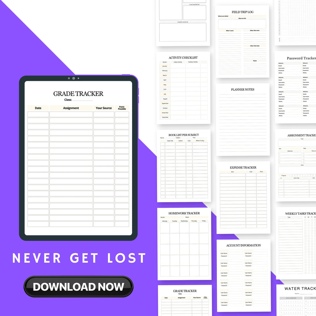 2026 Home Collegian Planner Bundle