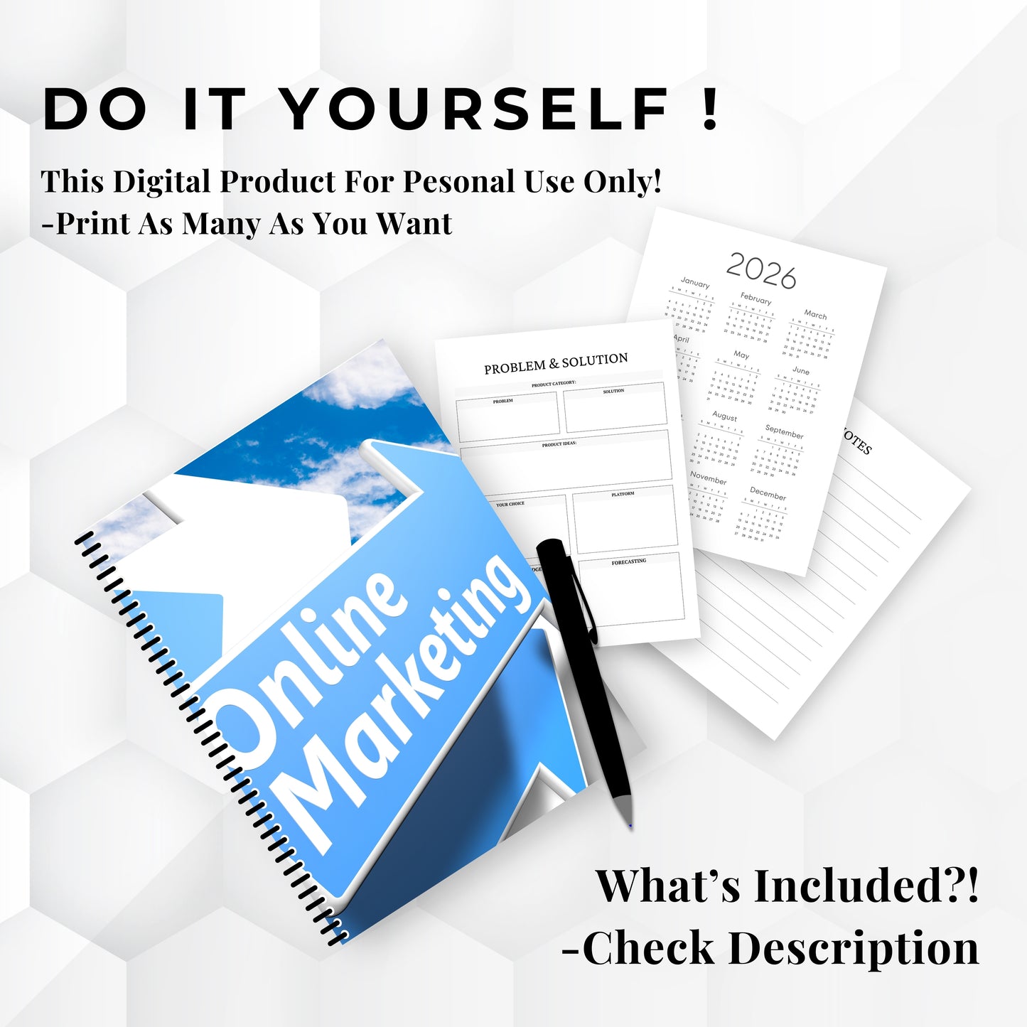 Online Marketing Planner Bundle 2026