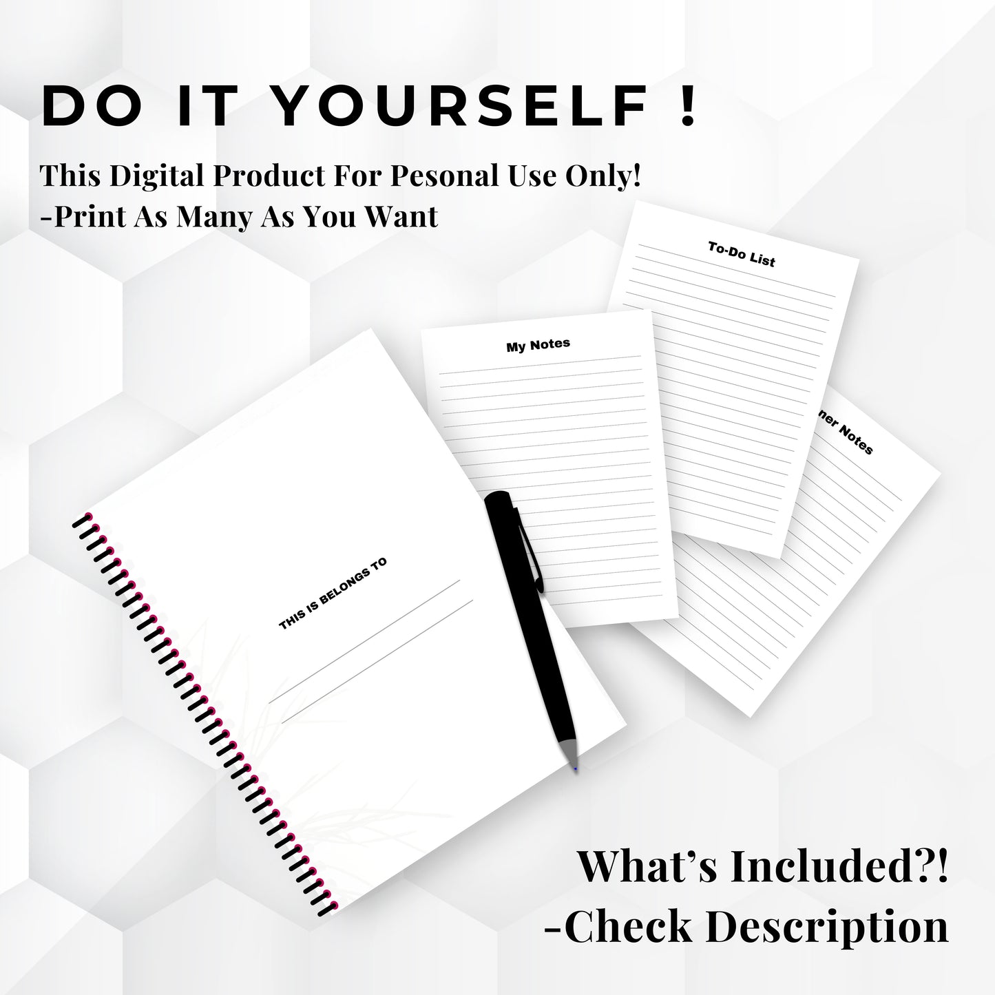 Business Planner & Tracker File Sheets