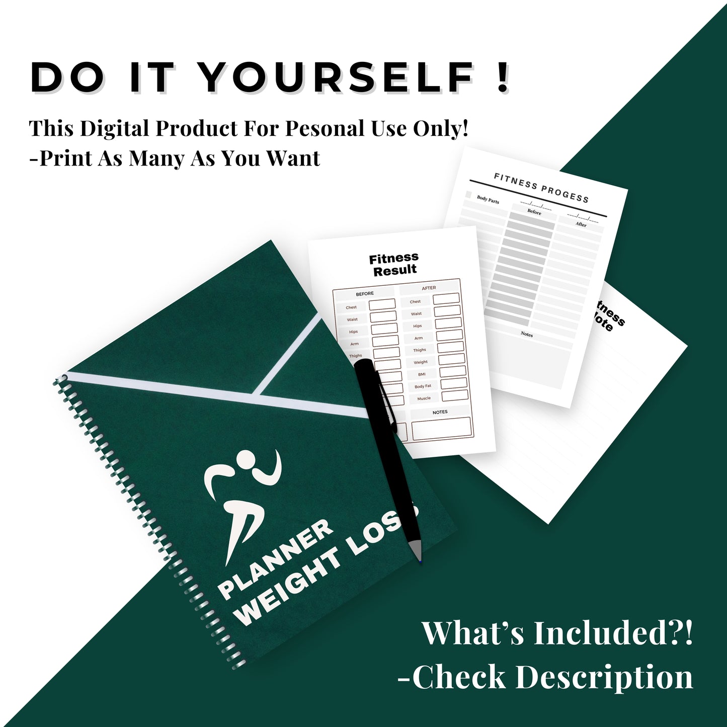 Weight Loss Planner Bundle