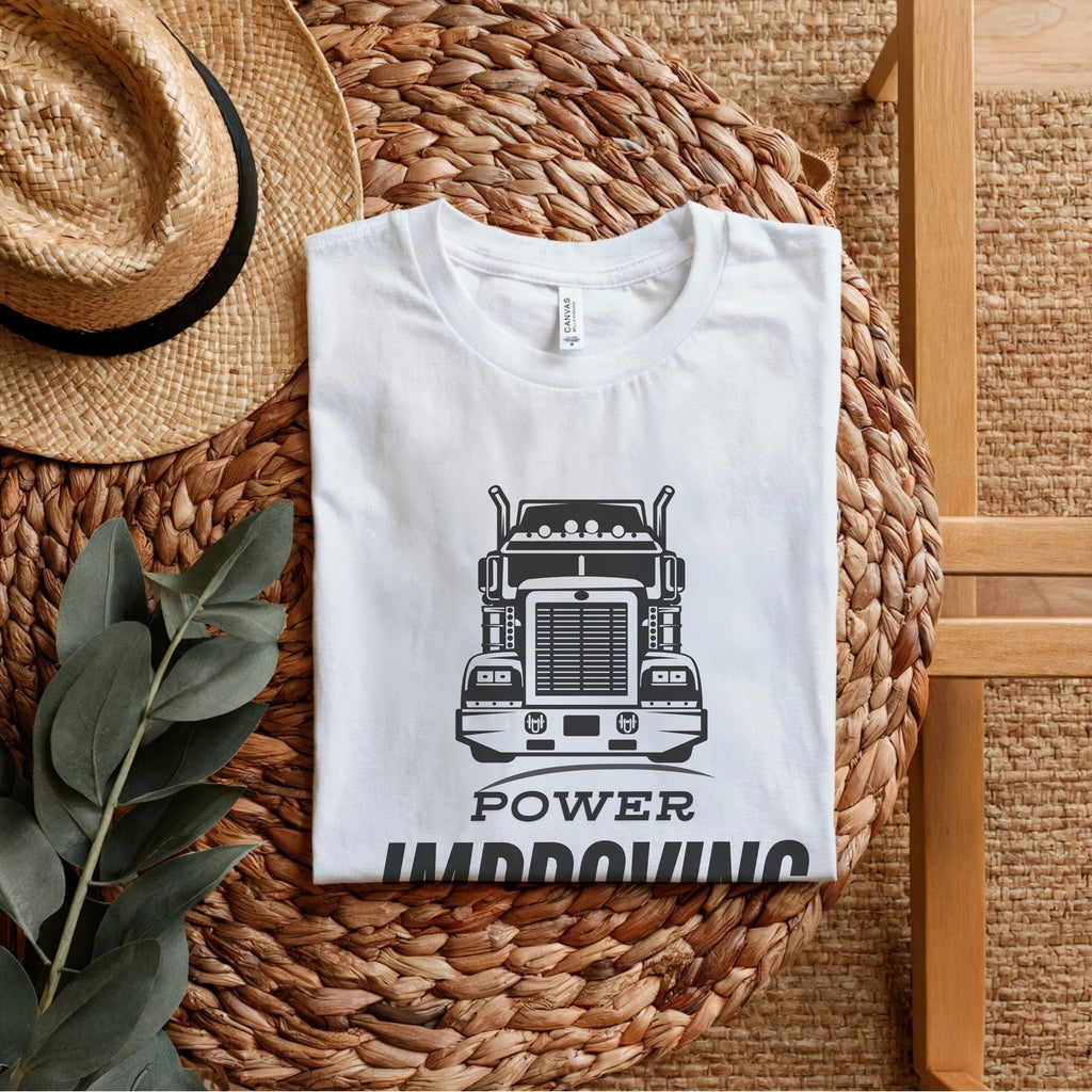 Power Improving - Truck Driver Motivational Progress Artwork