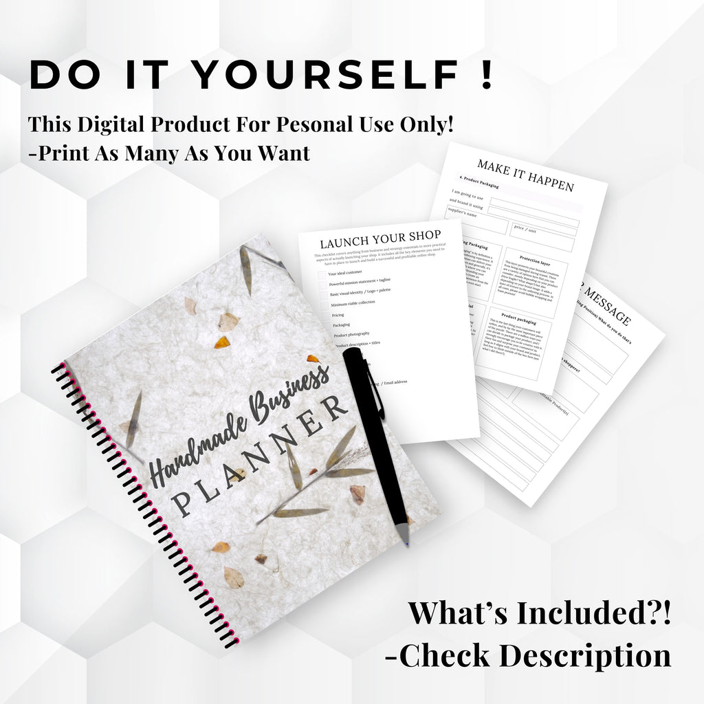 Handmade Business Planner