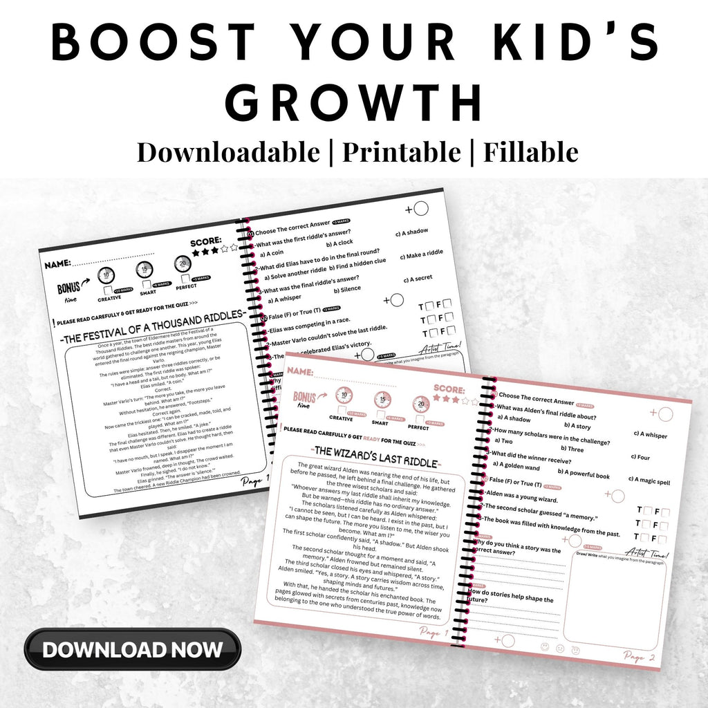 Riddles Reading Stories