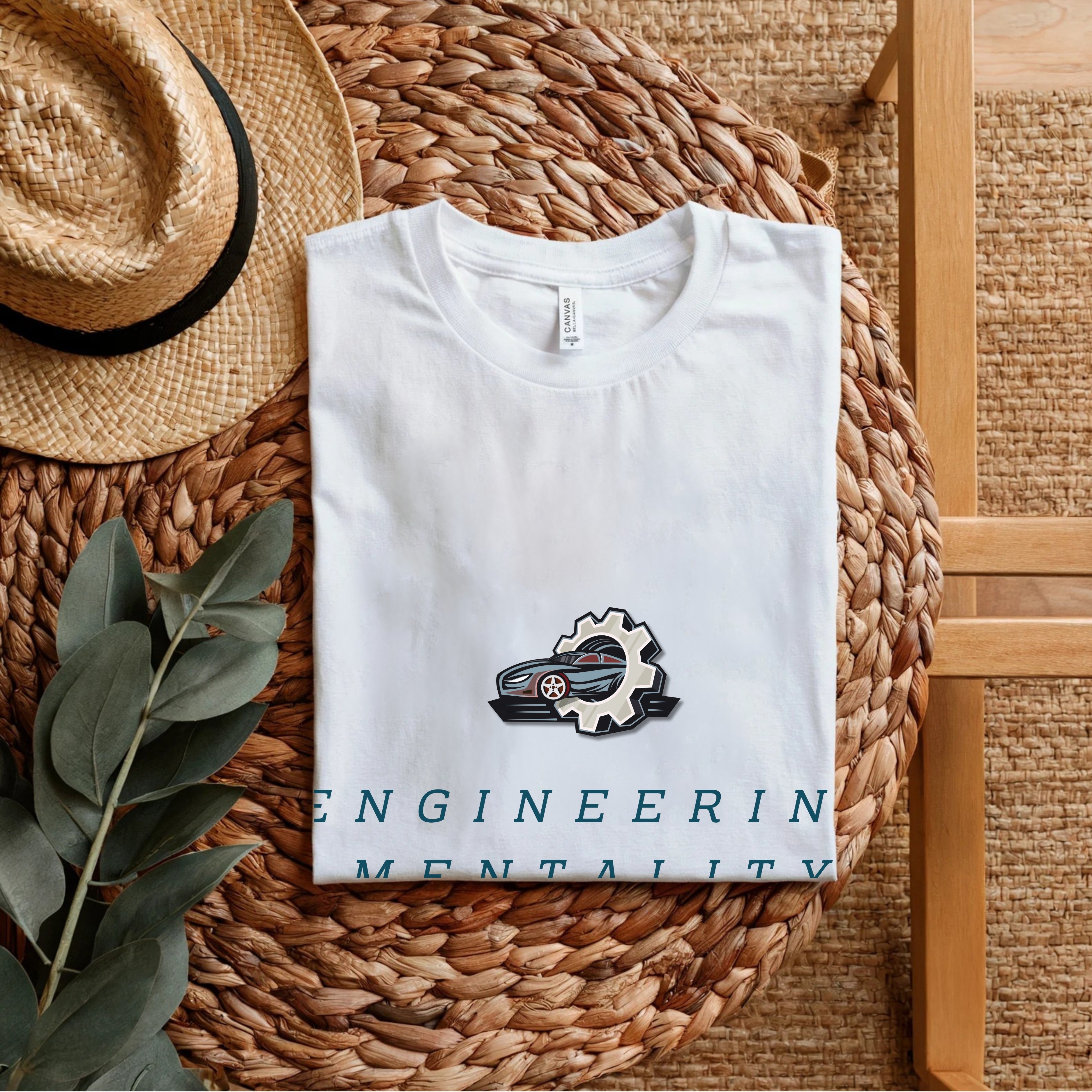 Engineering Mentality - Car Enthusiast Problem-Solving Statement Artwork