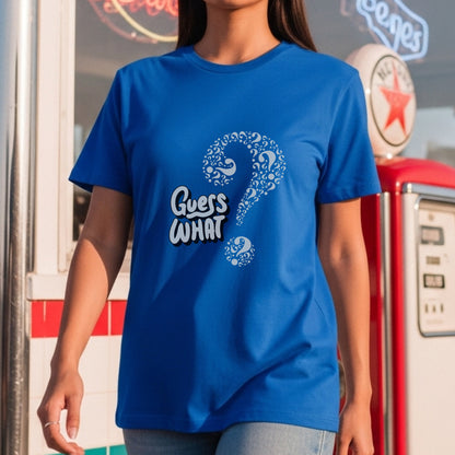 Guess What - Question Mark Mystery Intrigue Conversation Starter Statement Artwork