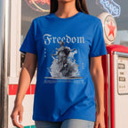 Freedom - Artistic Woman Silhouette Empowerment Movement Liberty Statement Artwork