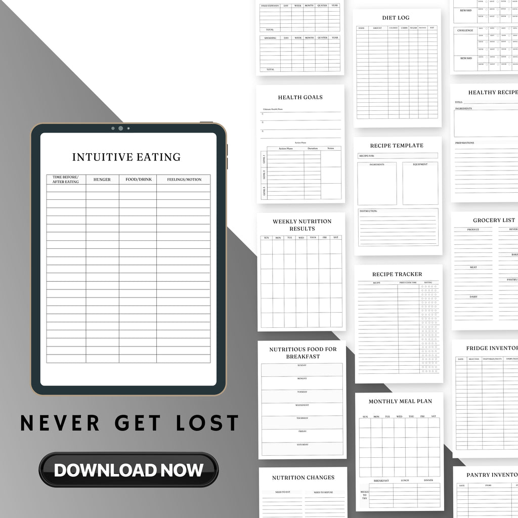 Nutrition Planner Bundle