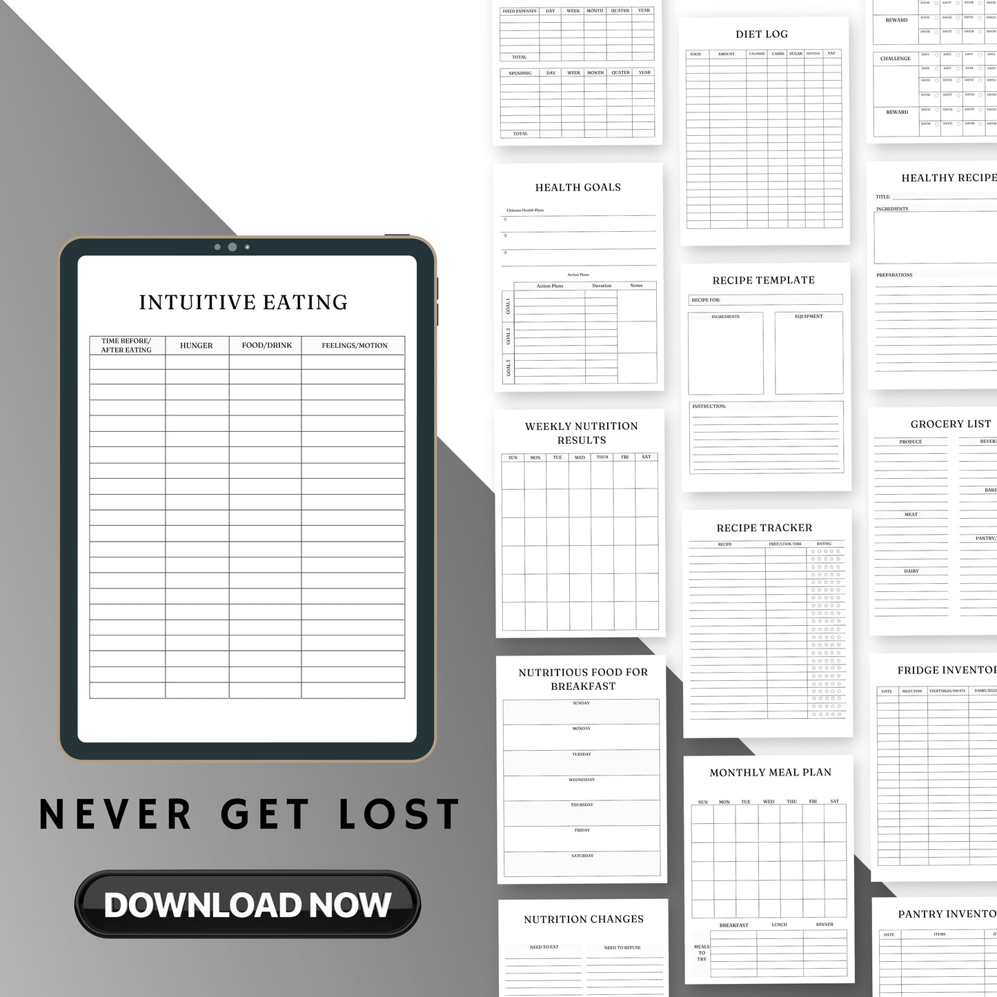 Nutrition Planner Bundle