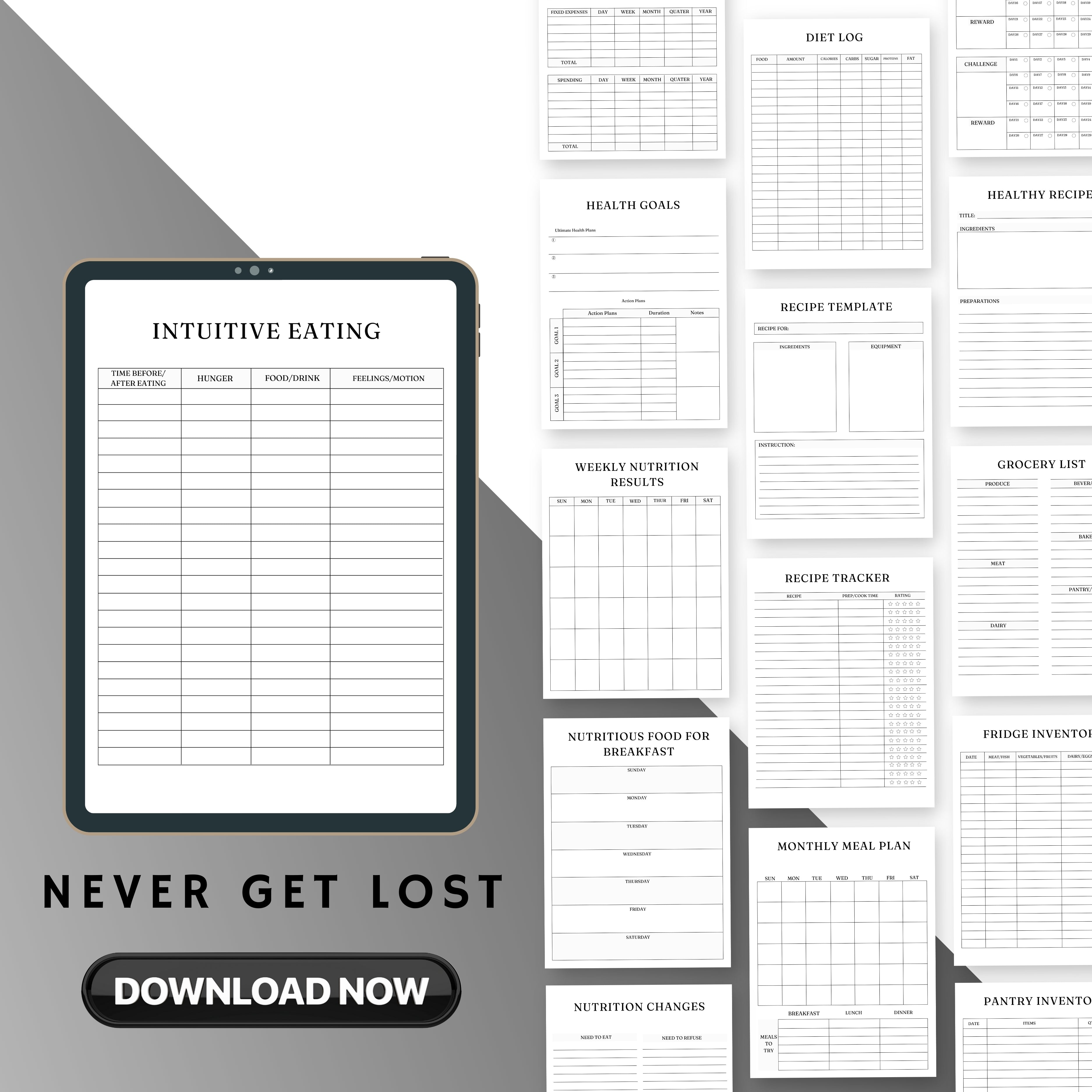 Nutrition Planner Bundle