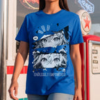 Endlessly Empowered - Anime Girl Duo Splatter Art Manga Strength Statement Artwork