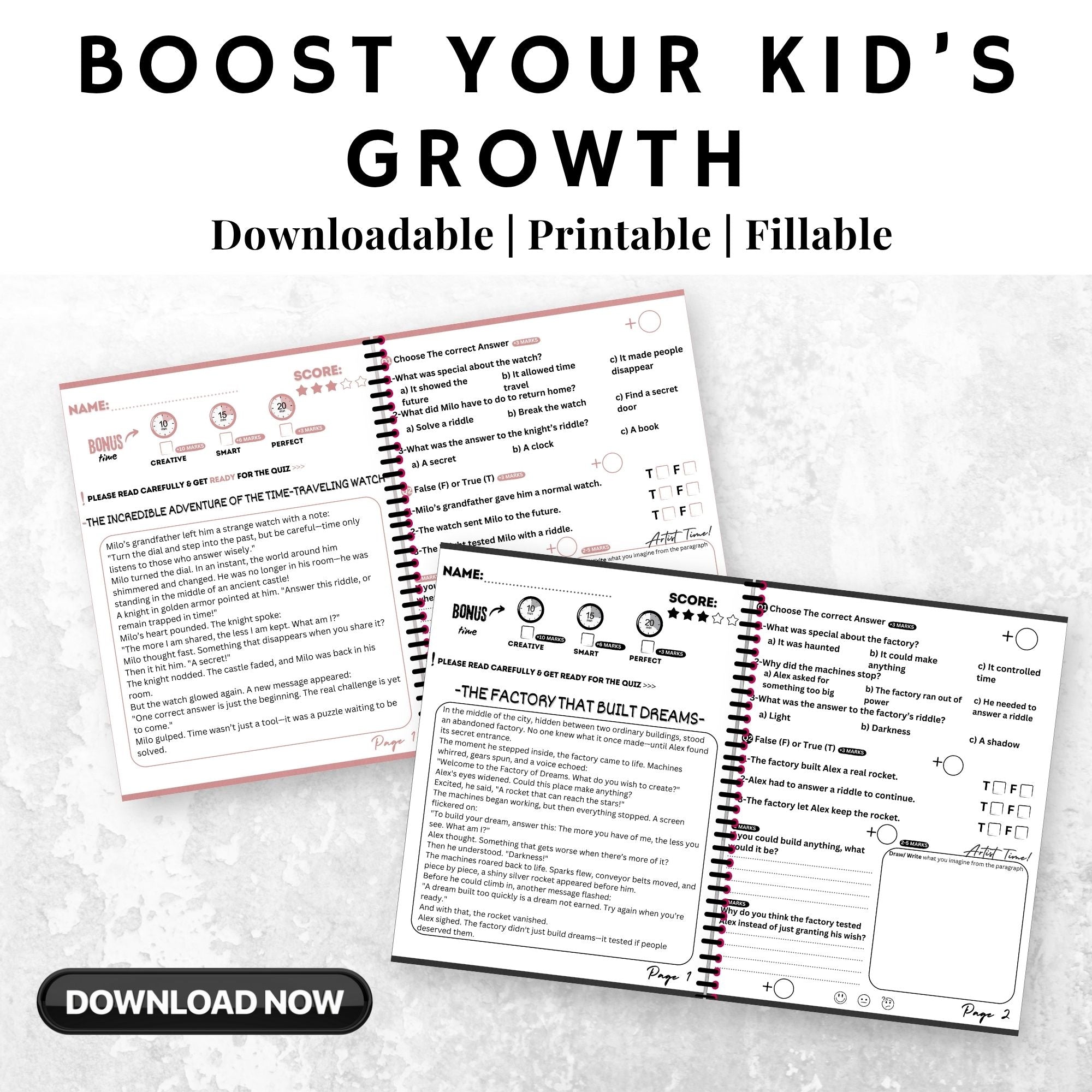 Inventions Reading Stories