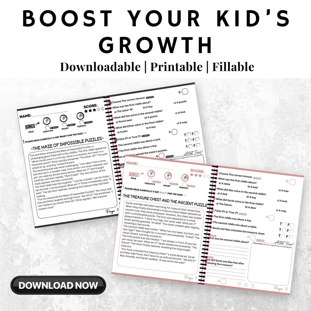 Brain Puzzel Reading Stories