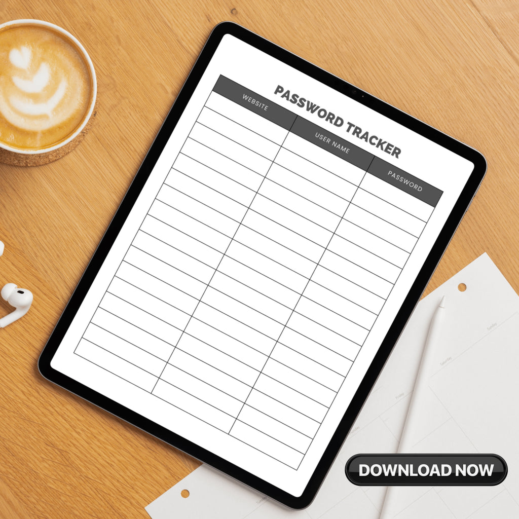 Personal Passwords Tracker