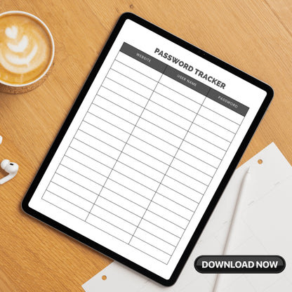 Personal Passwords Tracker