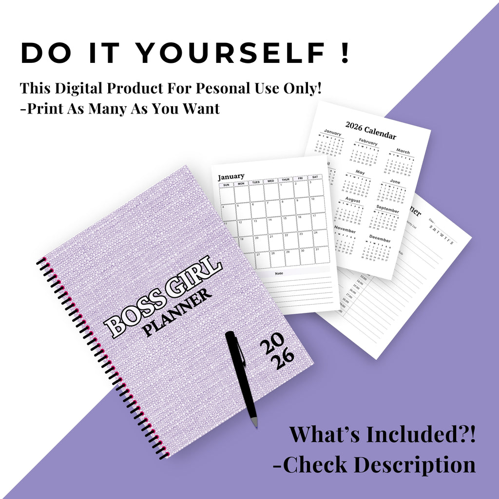 Boss Girl Planner Bundle 2026