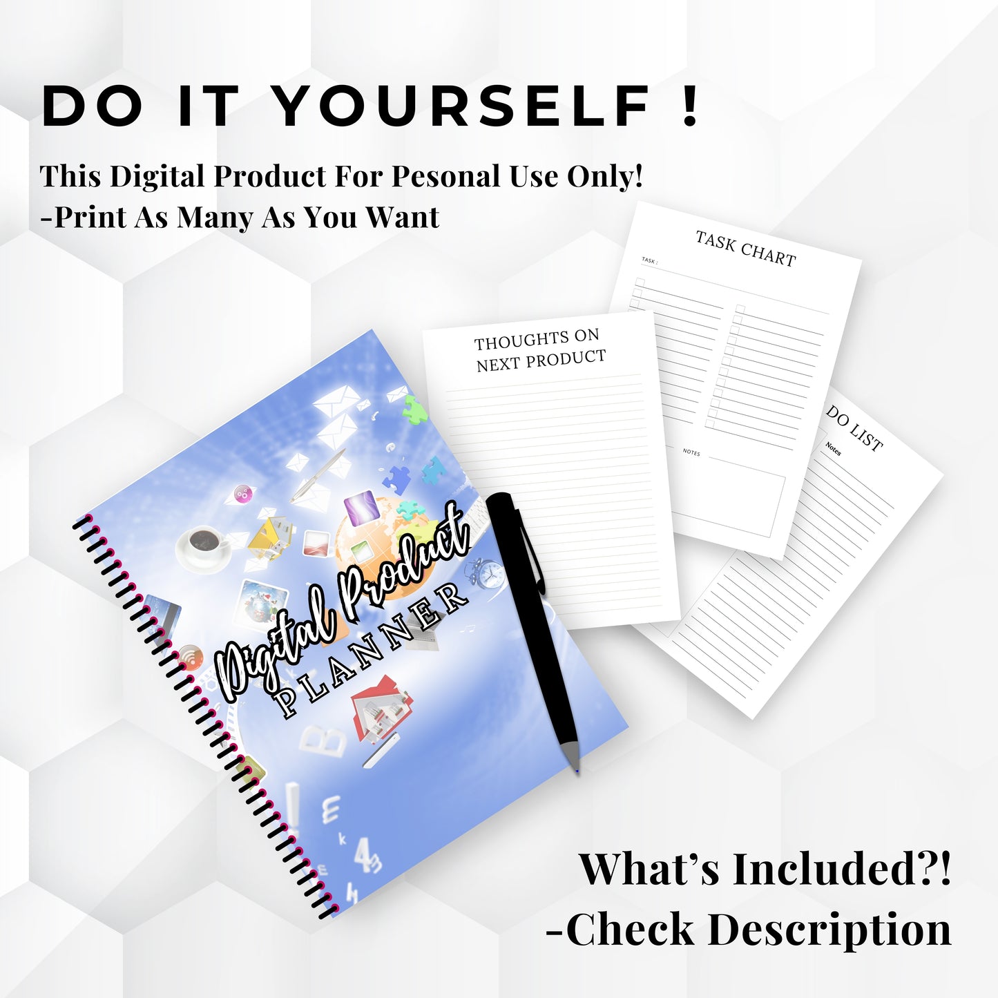 Digital Product Planner
