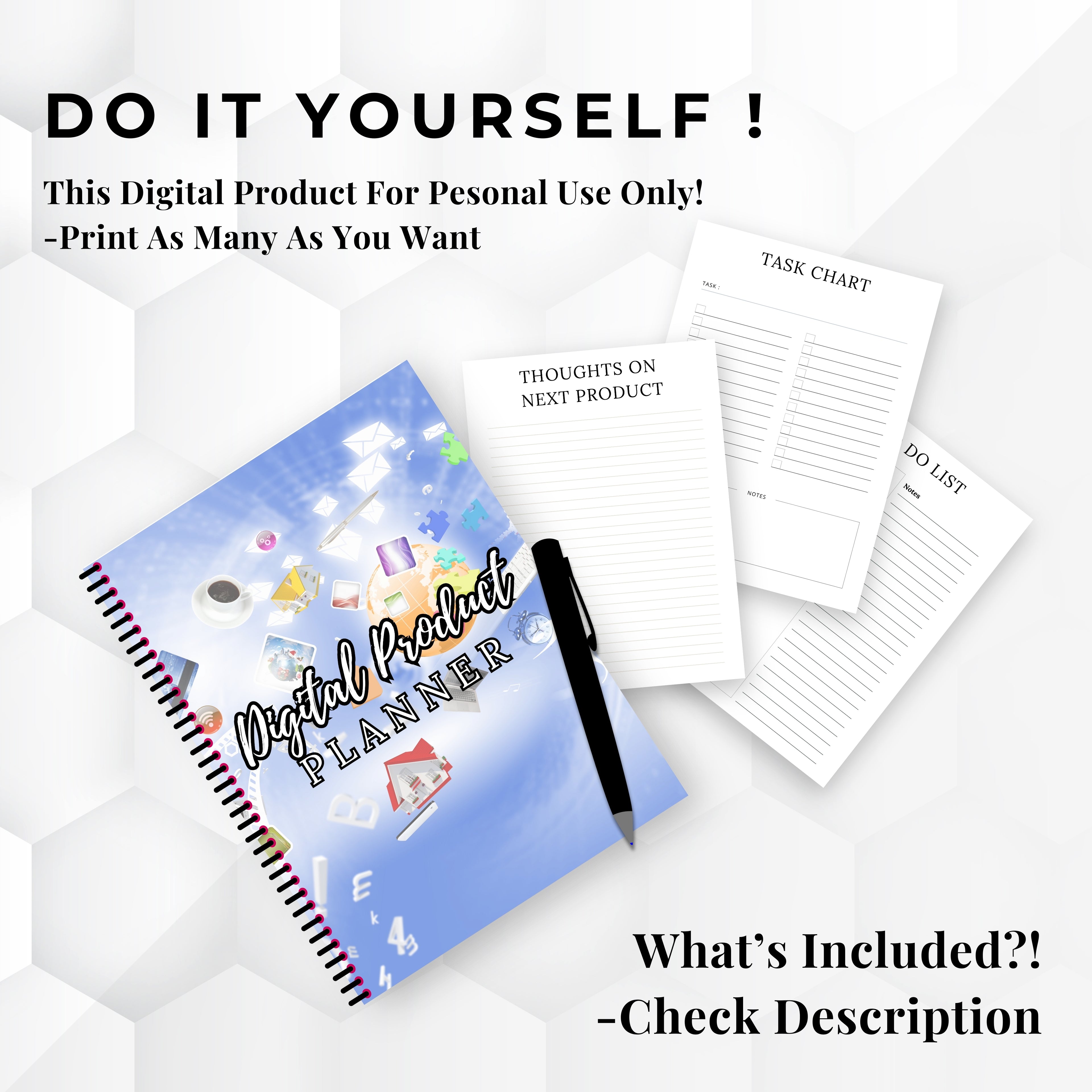 Digital Product Planner