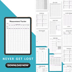 2026 Fitness Planner & Trackers Bundle