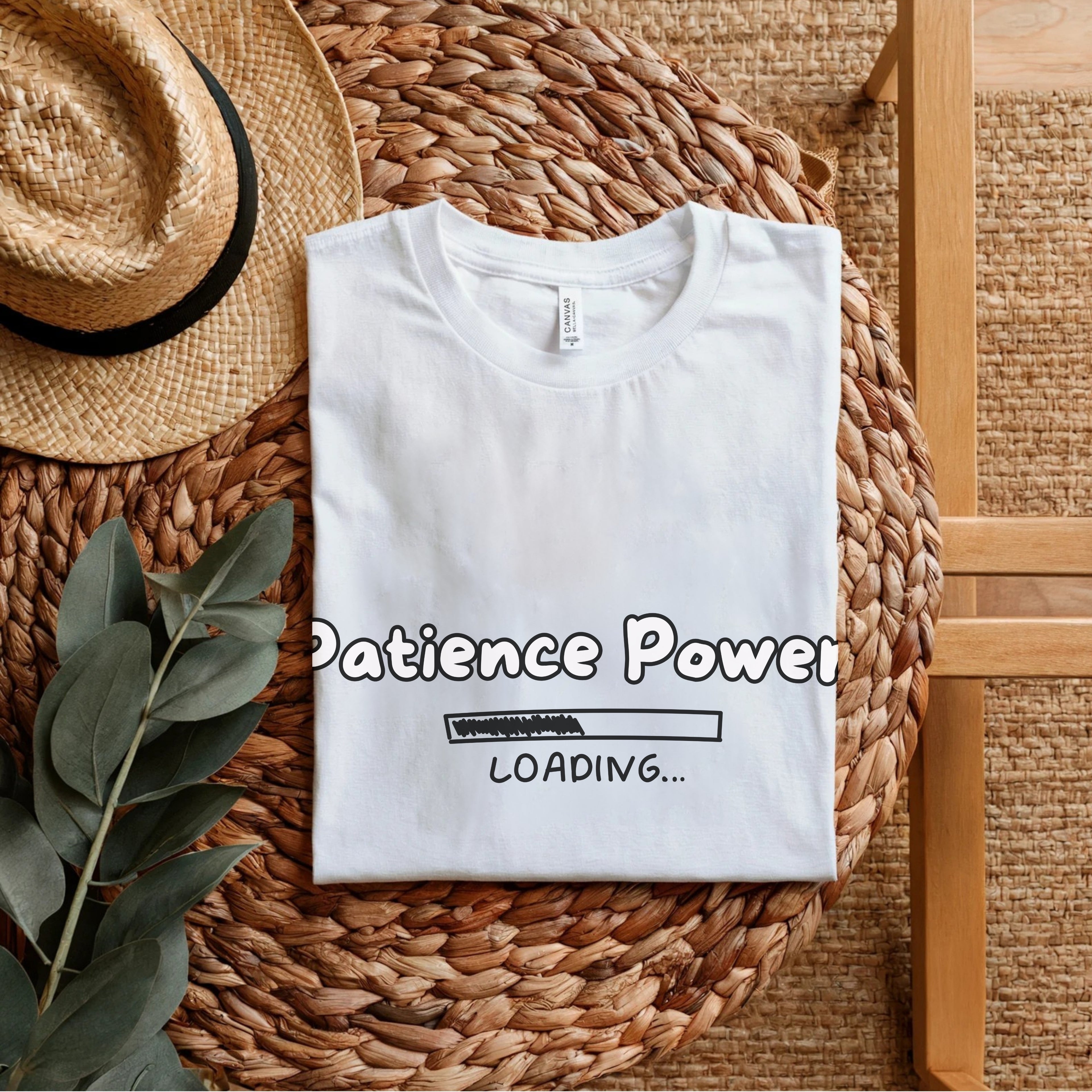 Patience Power Loading - Funny Motivational Progress Bar Artwork