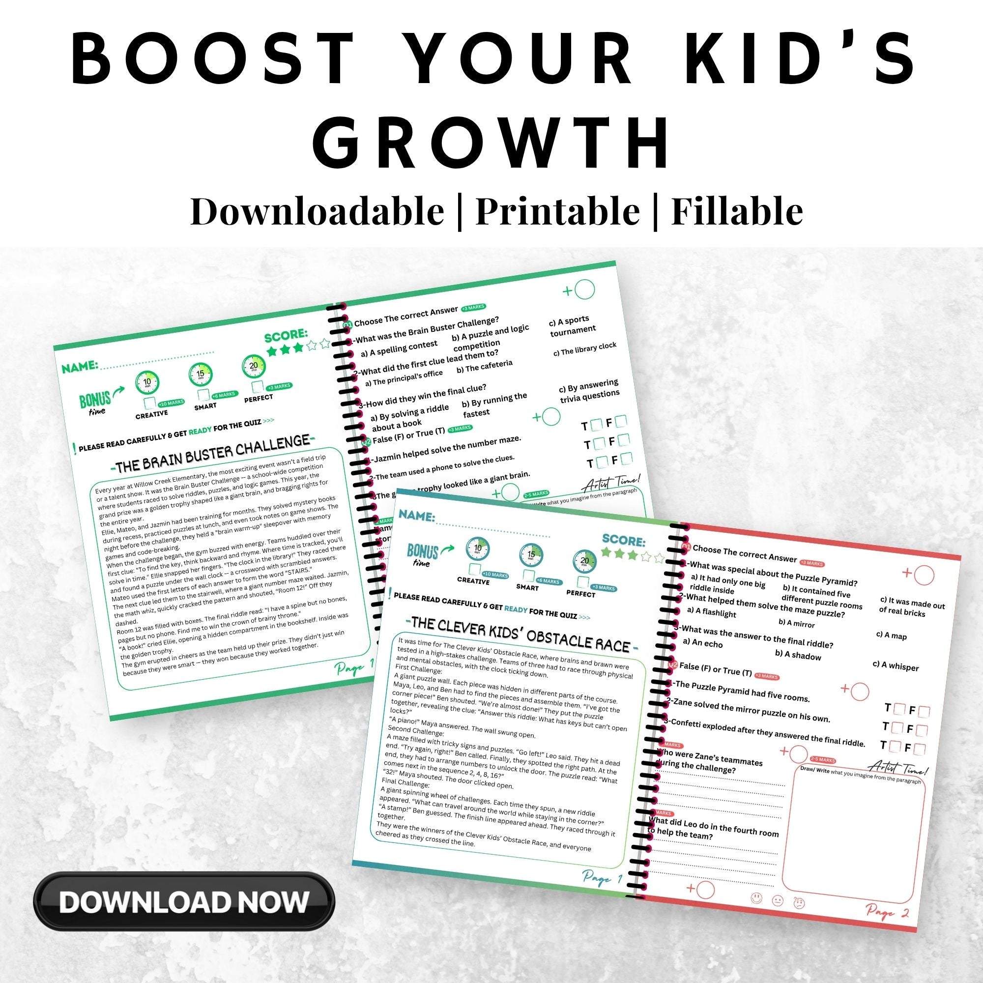 Challenges Reading Stories