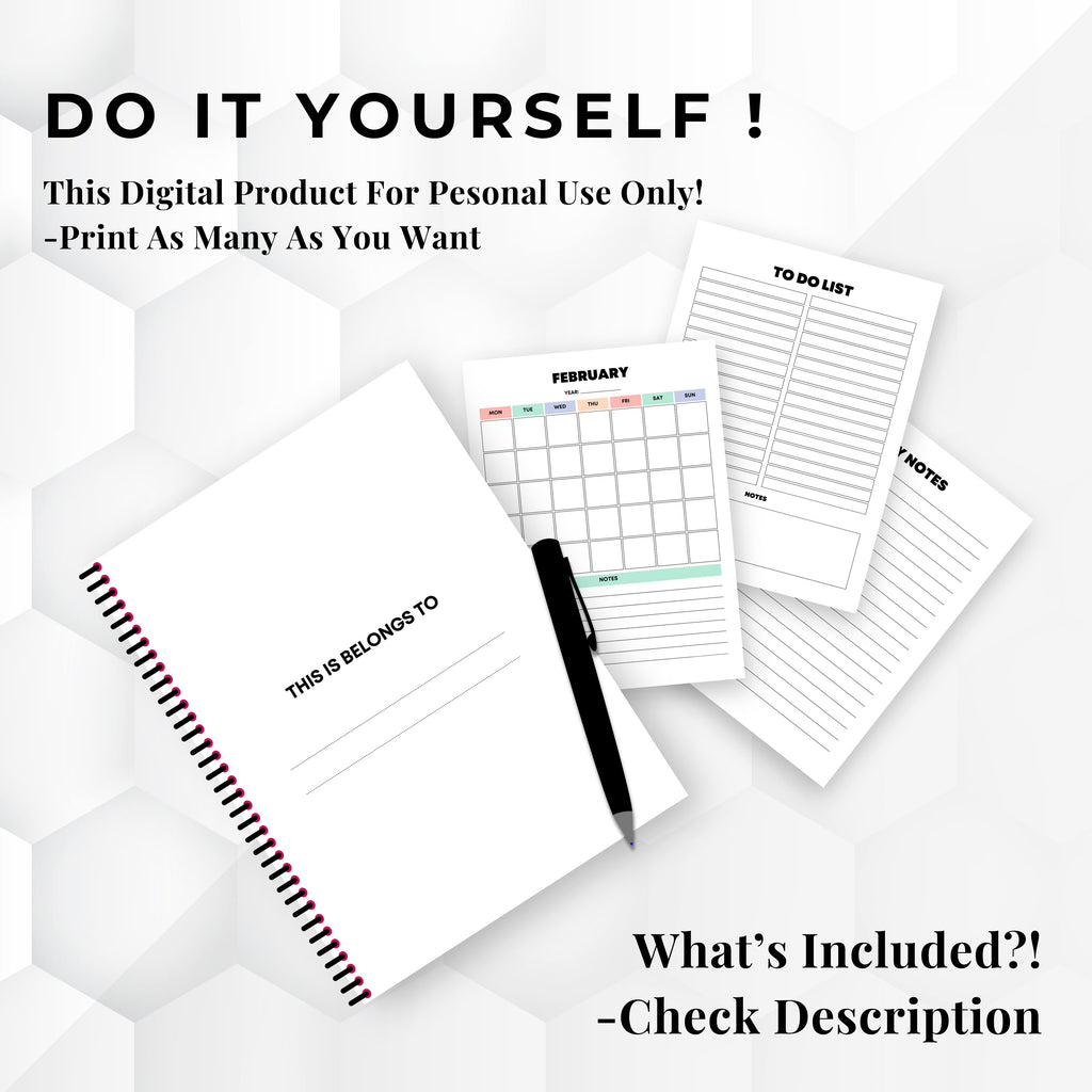 Rainbow Budget Planner Bundle