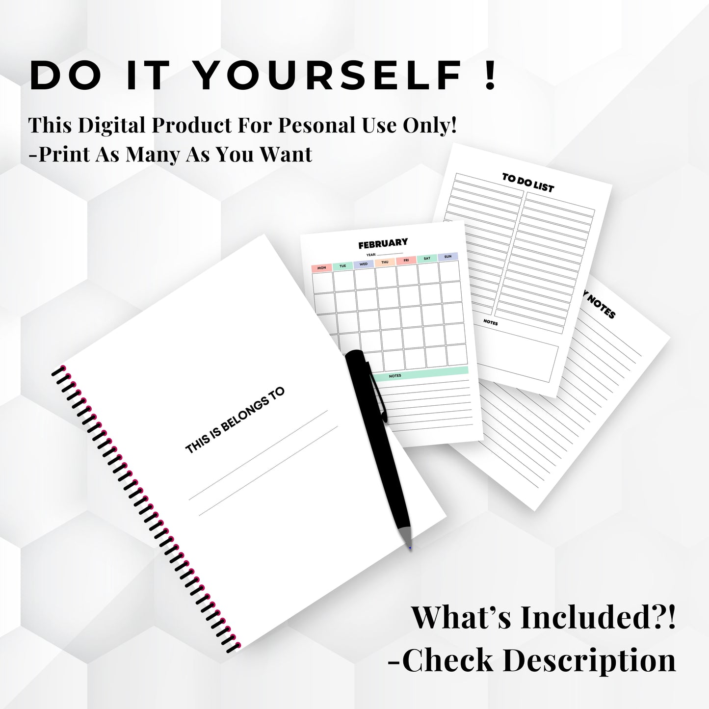 Rainbow Budget Planner Bundle