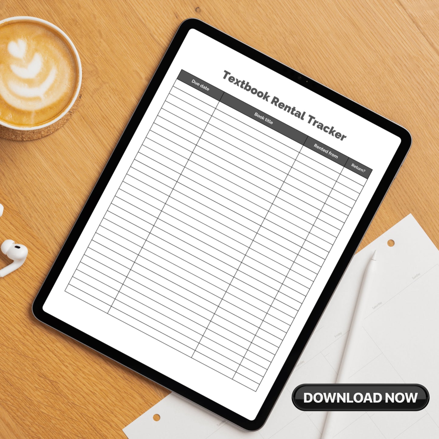 Textbook Rental Tracker