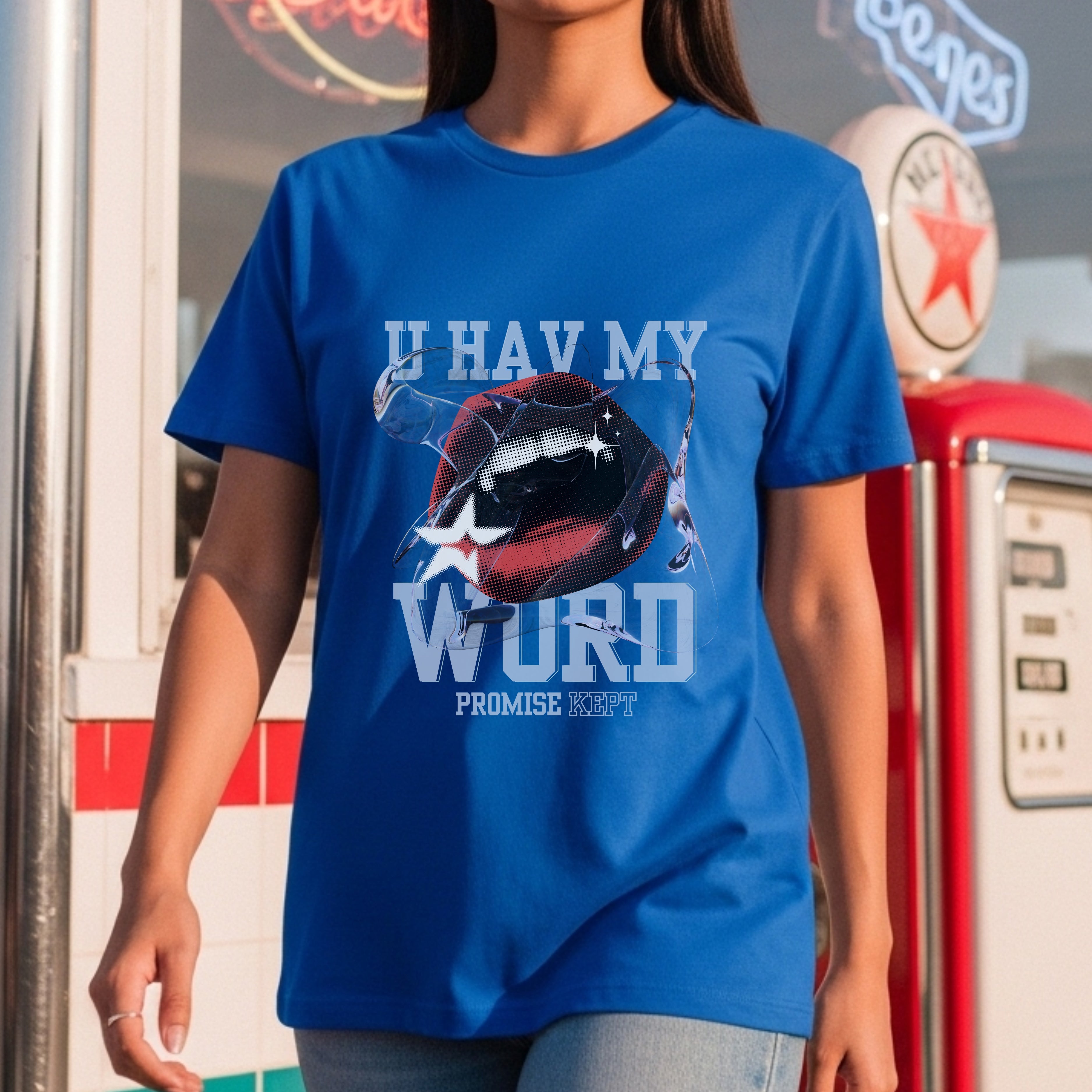 U Hav My Word Promise Kept - Astronaut Integrity Commitment Trust Statement Artwork