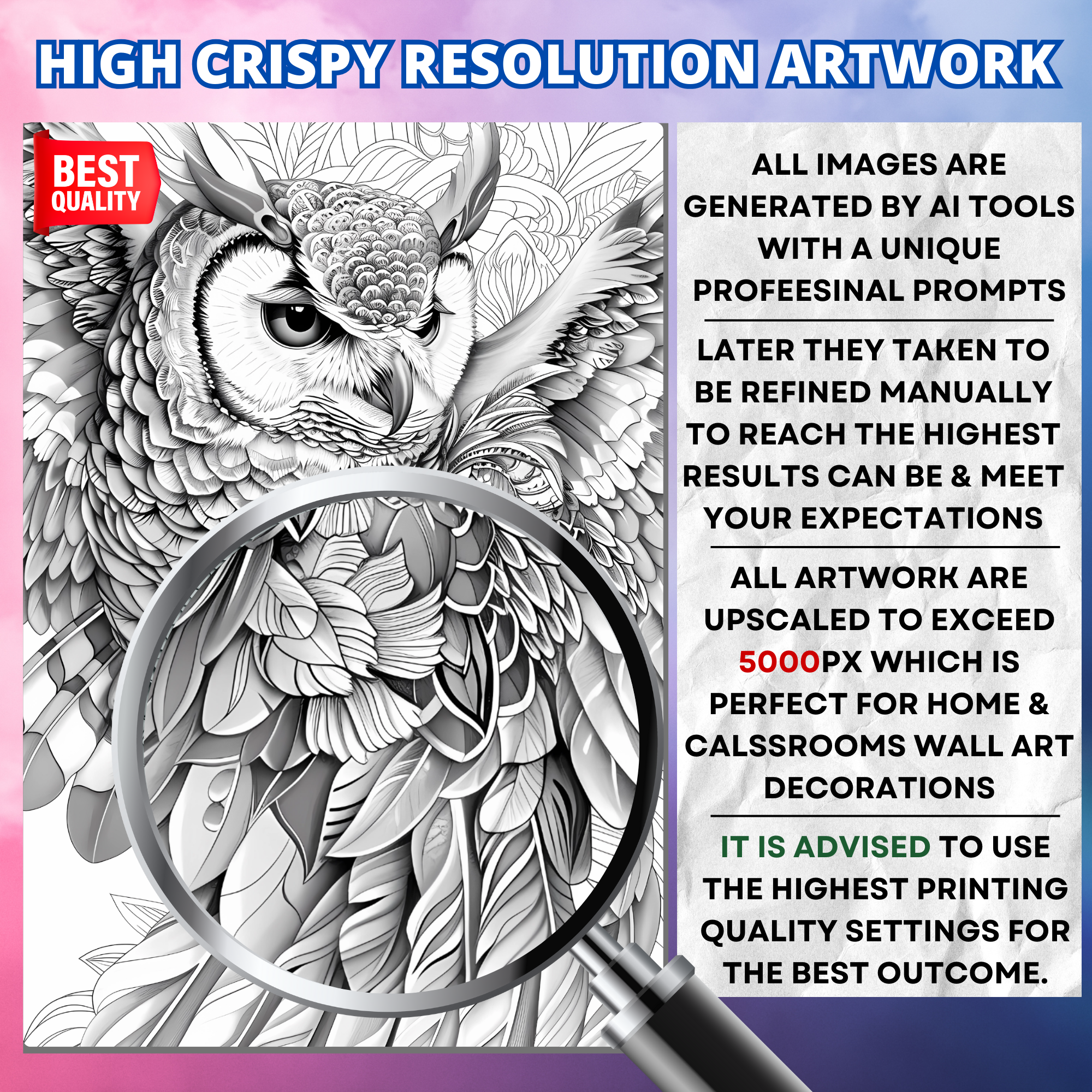 Animal Mandala Coloring Pages